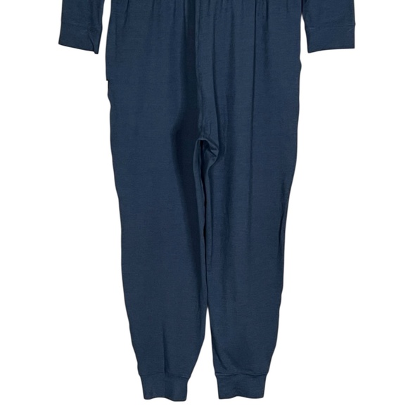 Vuori Lux Henley Jumpsuit Long Sleeve Blue Navy - Picture 12 of 13